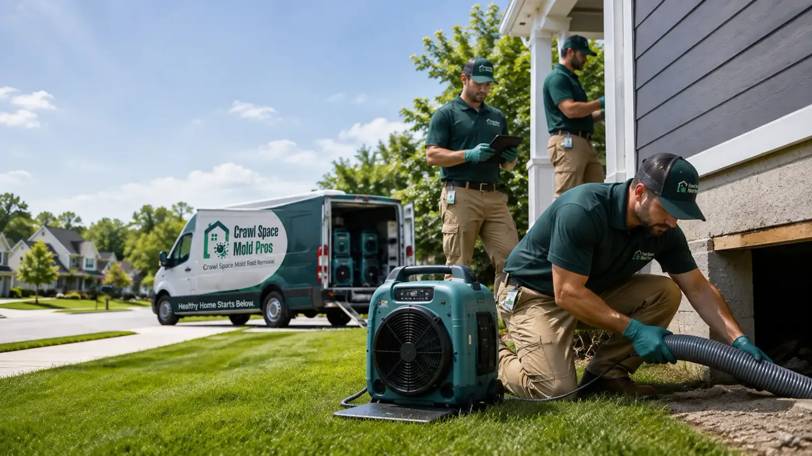 Crawl Space Mold Removal in Morgan Hill, CA